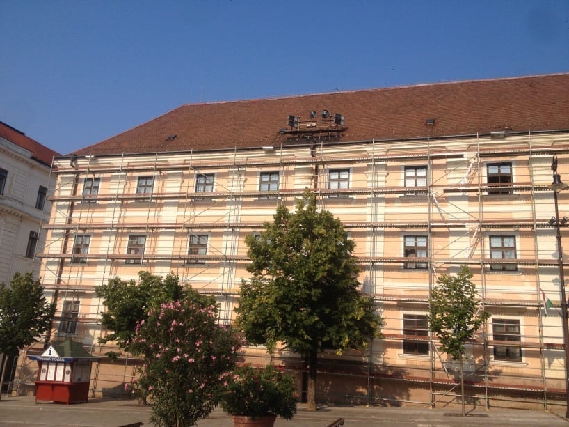 Cistercian Nagy Lajos Grammar School – façade