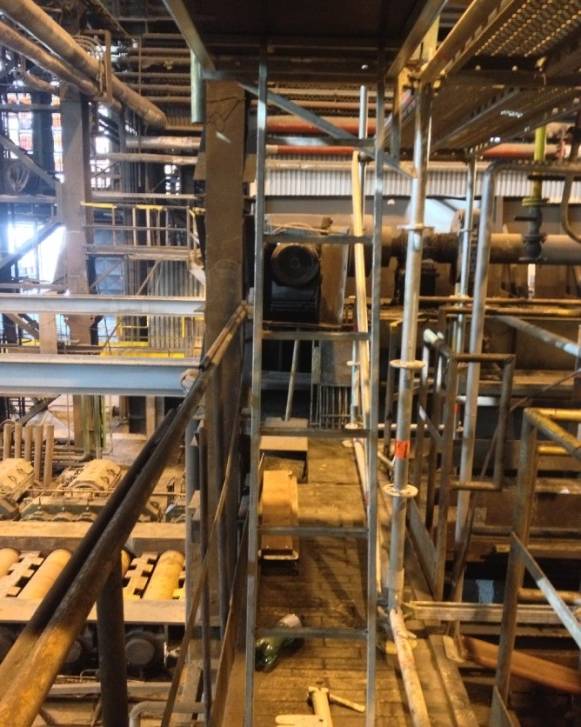 Dunaújváros Coking Plant – space scaffolding