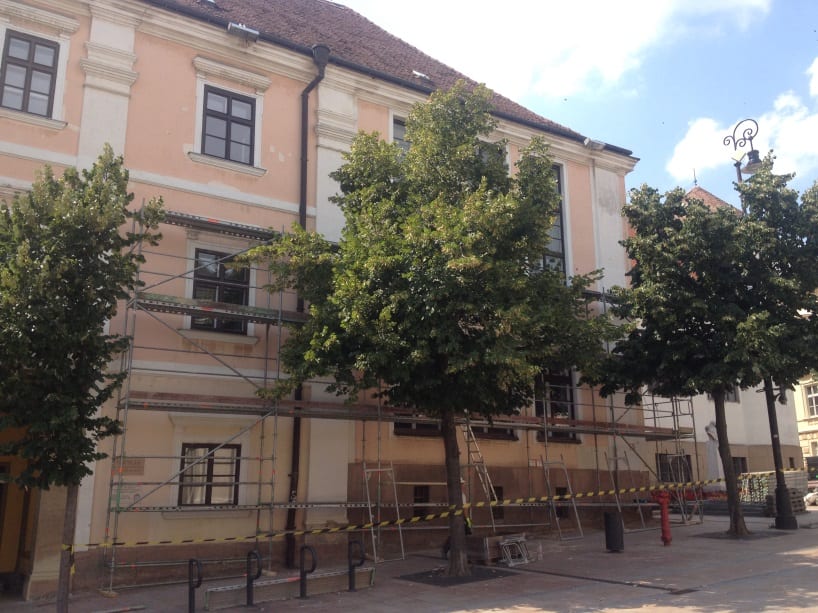 Cistercian Nagy Lajos Grammar School – façade